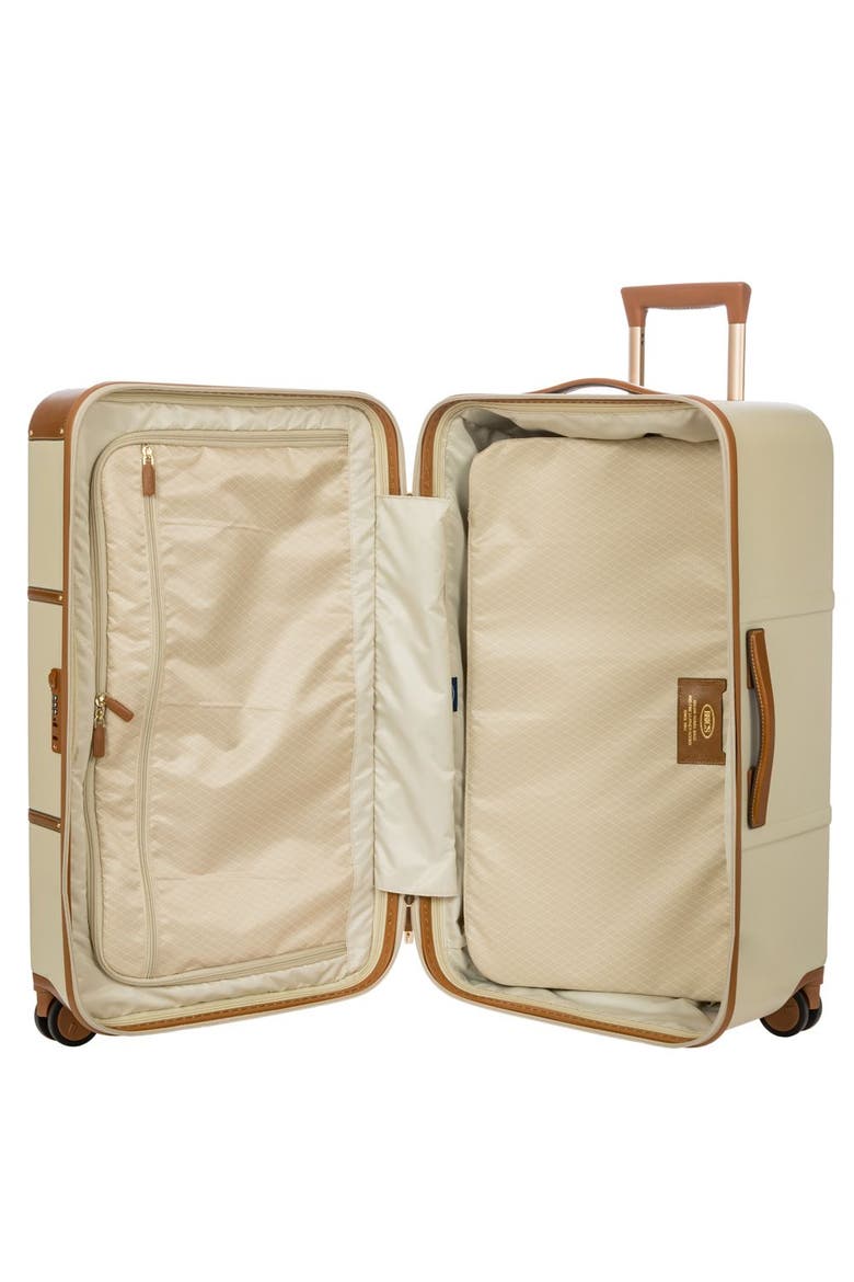 Bellagio Hardside 28" Large Checked Spinner Luggage, Alternate, color, Cream