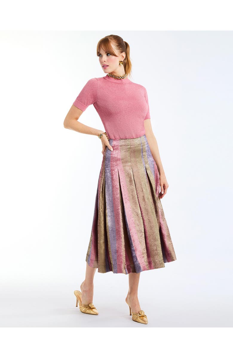 Mestiza New York Drew Crew-Neck Sweater, Main, color, Gilded Pink