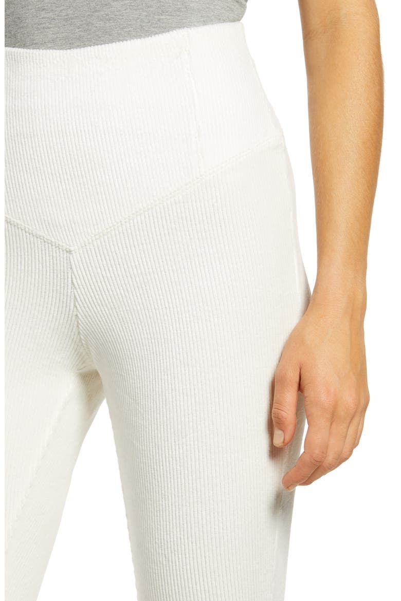 Corduroy Leggings, Alternate, color, WHITE SATIN