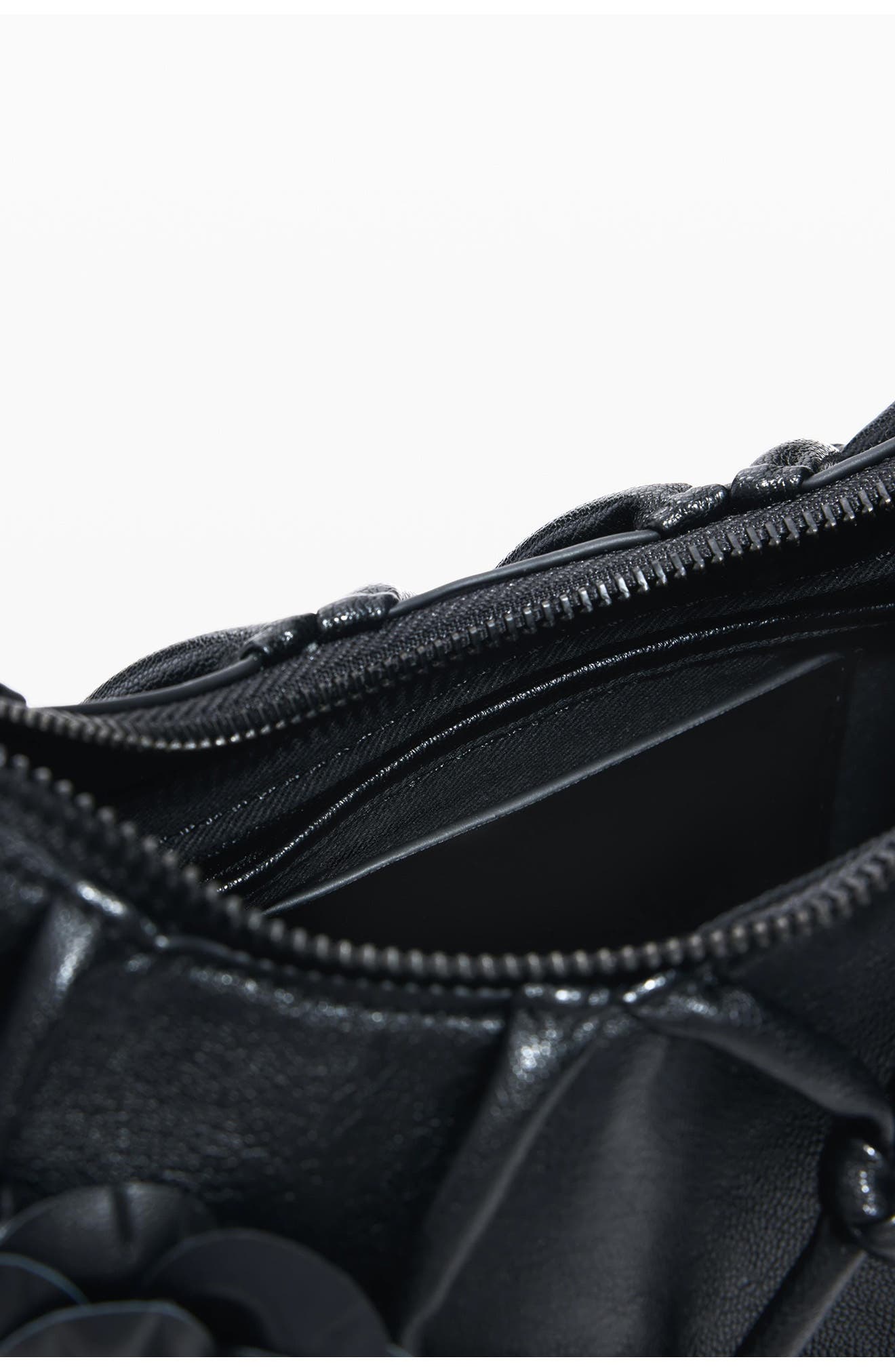 Desigual Floral Faux Leather Shoulder Bag, Alternate, color, 