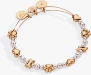 Alex and Ani Puppy Love Beaded Bangle