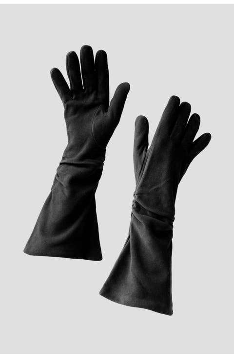 Suede Gloves Suede Drama Gloves