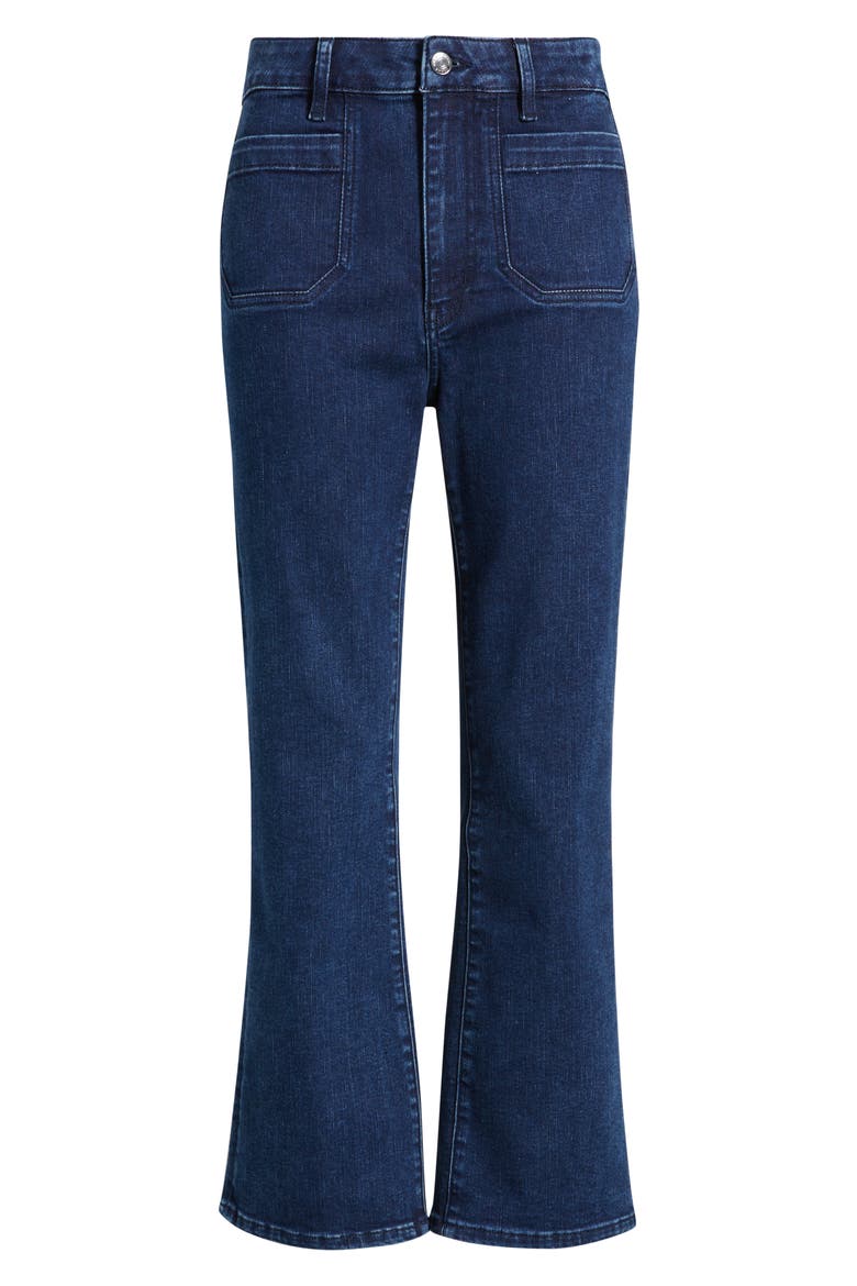 The Reboot Patch Pocket High Waist Ankle Bootcut Jeans, Alternate, color, JEST