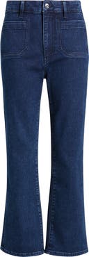 FRAME The Reboot Patch Pocket High Waist Ankle Bootcut Jeans