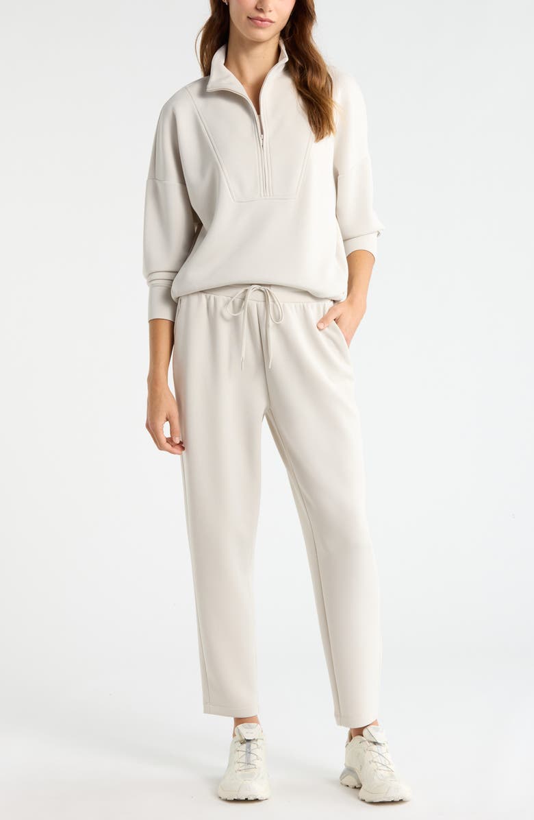 Zella Ultrasoft High Waist Ankle Pants, Alternate, color, Grey Moonbeam