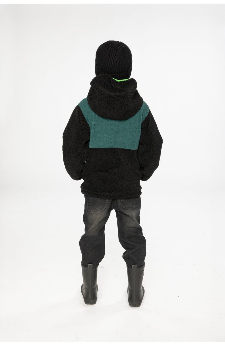 Deux par Deux Reversible Fleece Coated Fabric Mid-Season Jacket, Alternate, color,