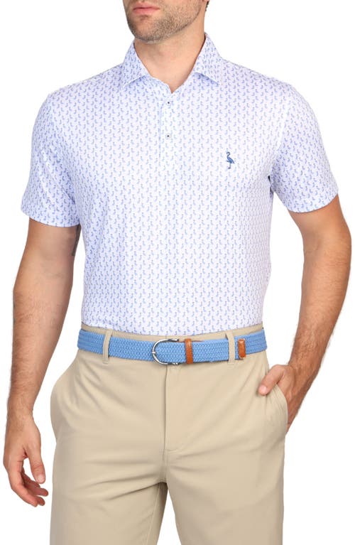 Tailorbyrd Byrds Performance Polo In Peri Blue