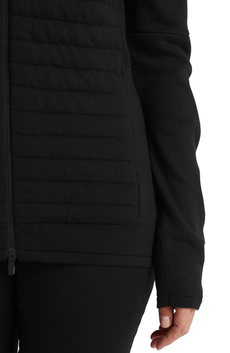 Icebreaker ZoneKnit Merino Wool Zip Hoodie, Alternate, color, 