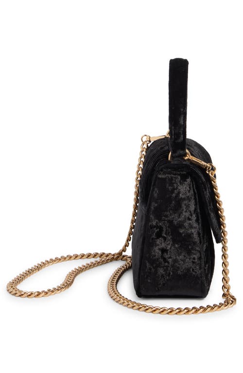Sam Edelman Ellie Pleated Top Handle Shoulder Bag In Black