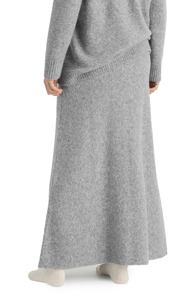MANGO Maxi Sweater Skirt, Alternate, color, 