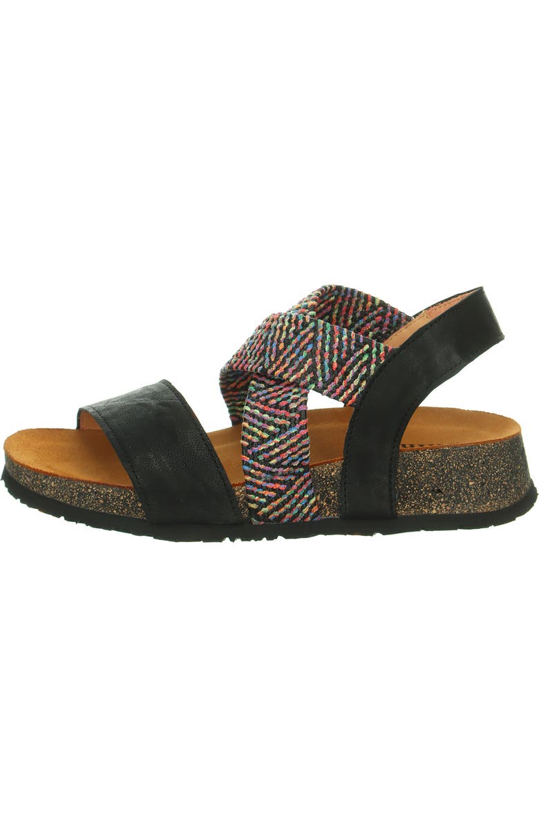Think! Koak Strappy Sandal, Alternate, color, Black