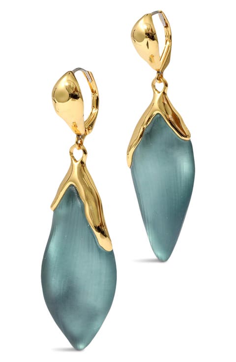 Luminous Lucite® Petal Drop Earrings