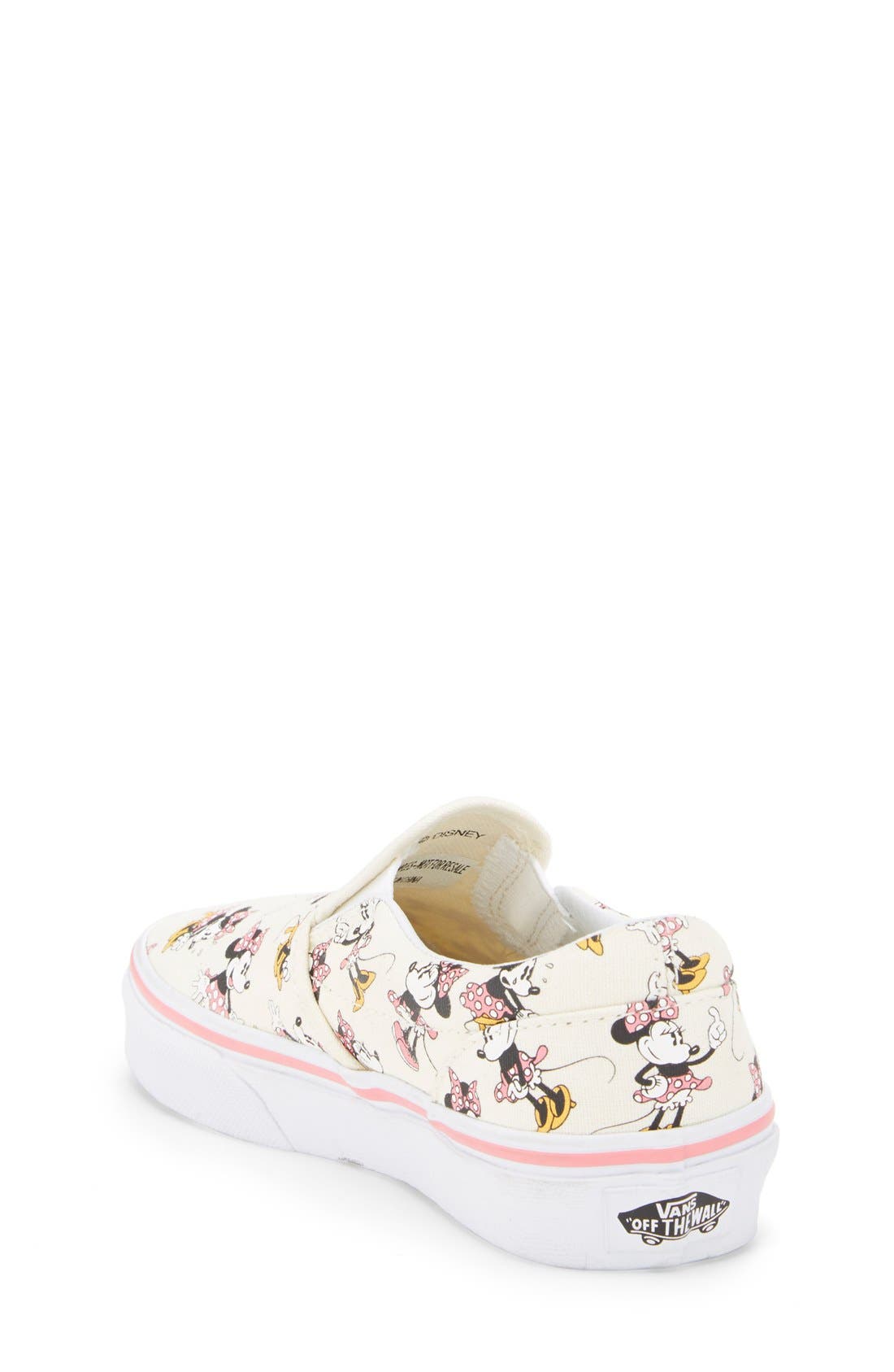 Vans 'Classic - Disney<sup>®</sup> Minnie Mouse' Slip-On, Alternate, color, 