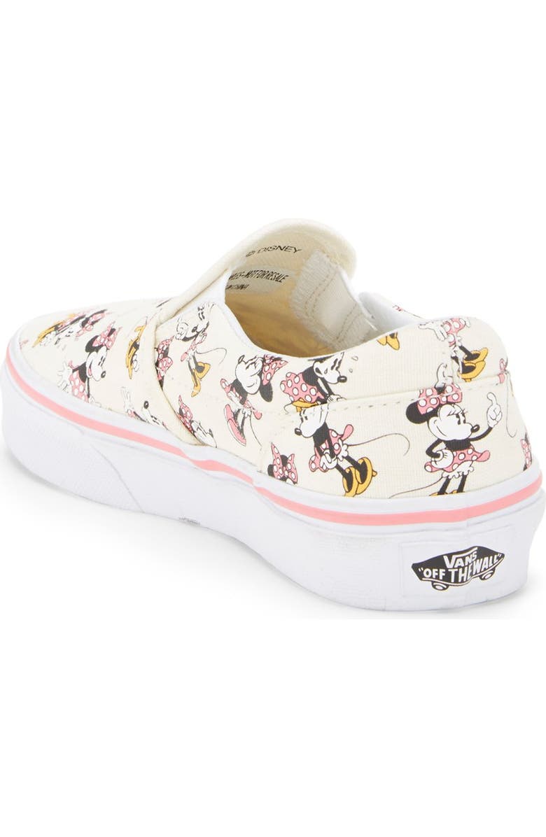 Vans 'Classic - Disney<sup>®</sup> Minnie Mouse' Slip-On, Alternate, color,