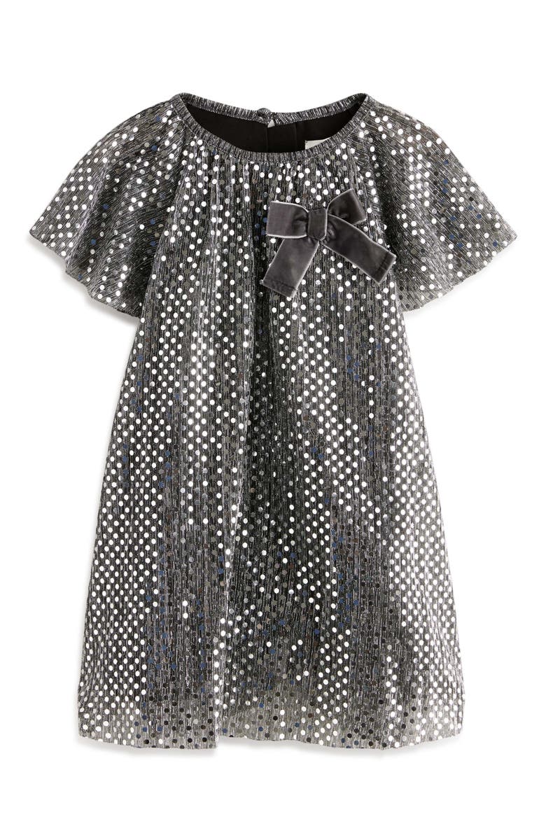 Kids' Sequin Party Dress, Main, color, BLACK