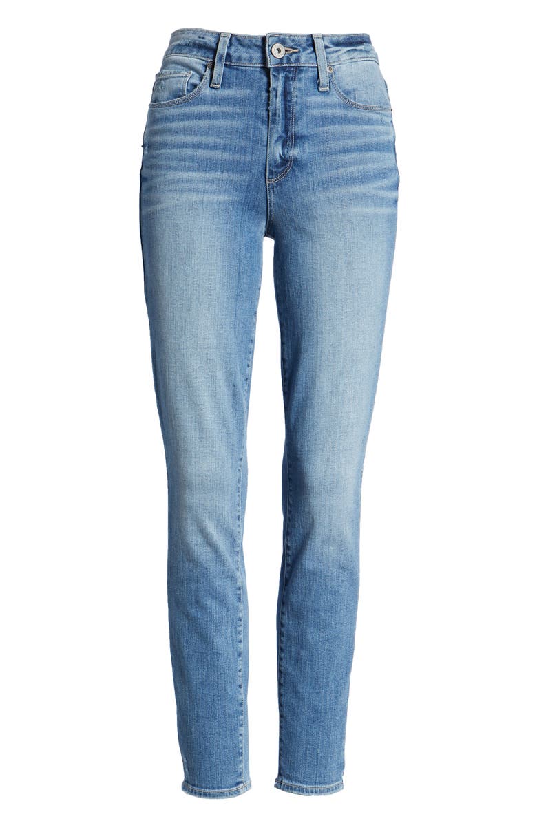 PAIGE Hoxton Distressed Ankle Jeans, Alternate, color, 