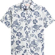 Kahala Ginger Pareau Short Sleeve Cotton Button-Down Shirt