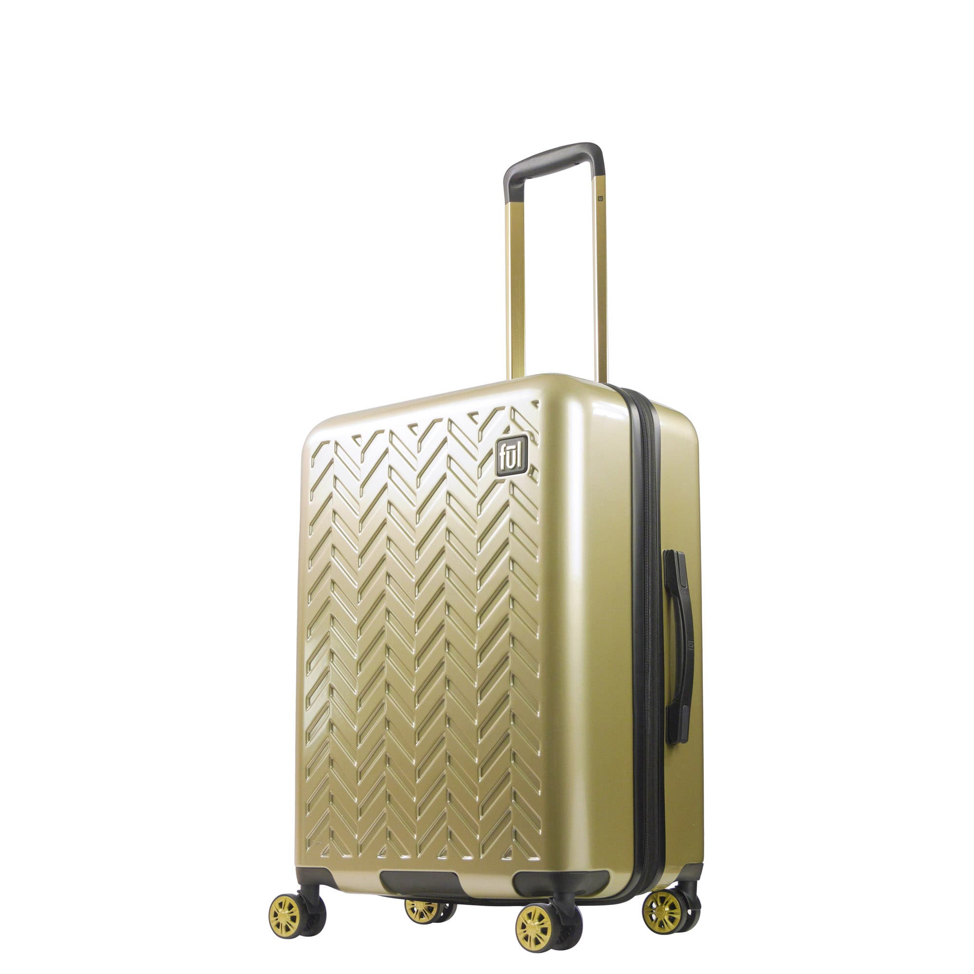 Ful Groove 27 inch Hardside Spinner luggage, Main, color, Gold