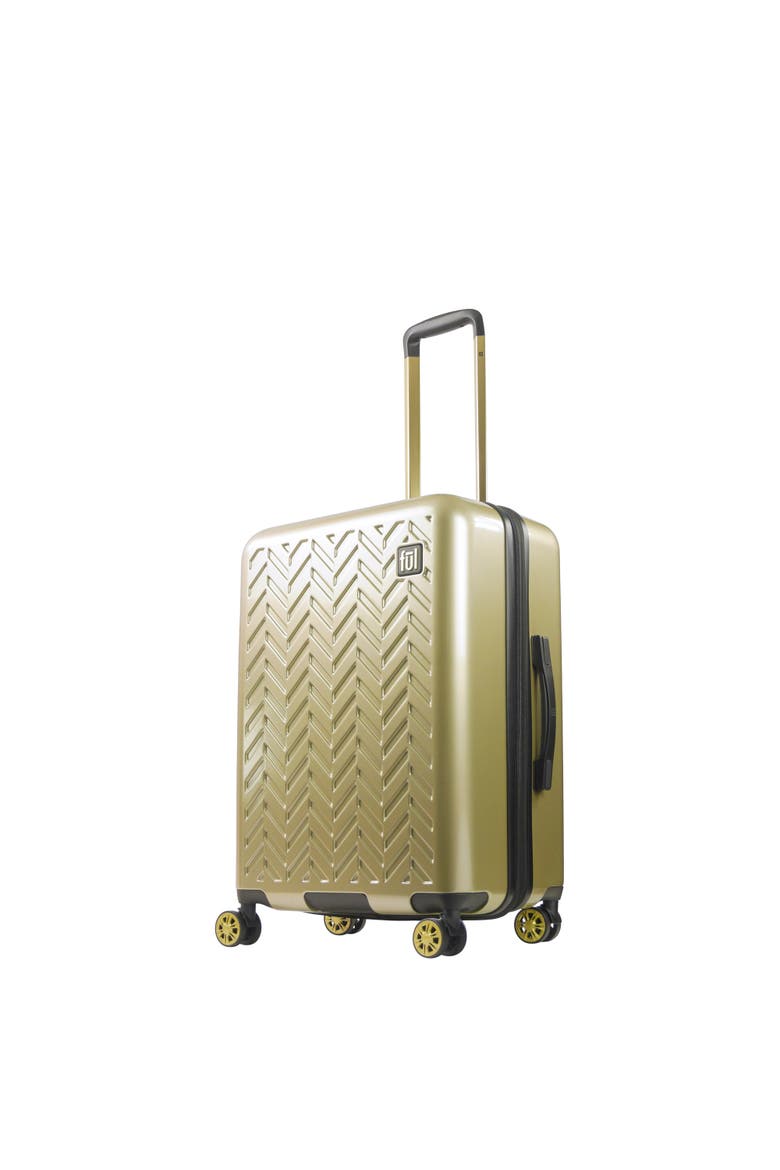 Groove 27 inch Hardside Spinner luggage, Main, color, Gold