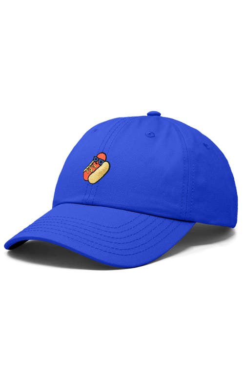 Dalix Dog Days Embroidered Casual Cap In Royal Blue