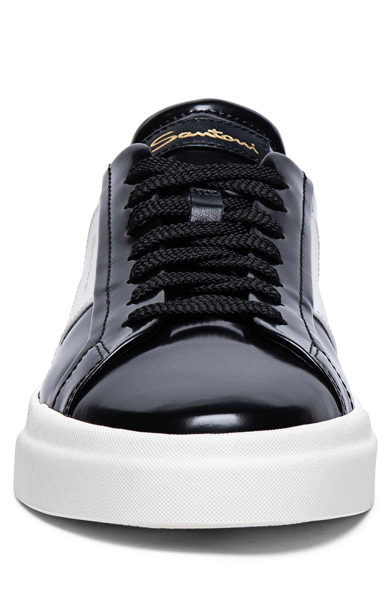 Santoni Double Buckle Inspired Sneaker, Alternate, color, 