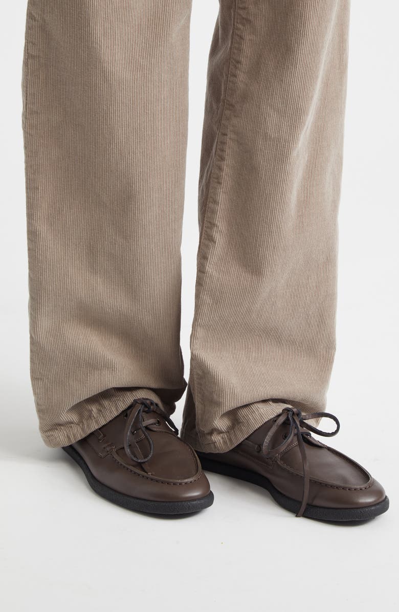 The Row Novus Boat Shoe, Alternate, color, Vintage Brown