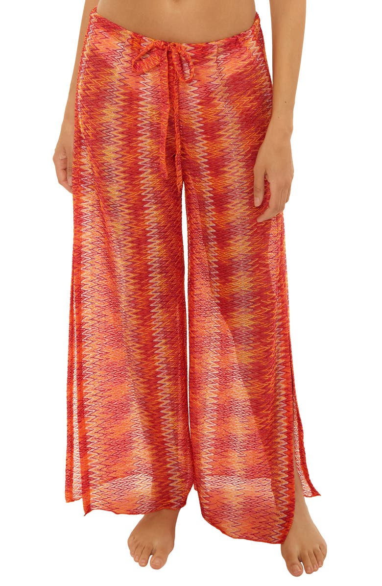 Becca Cancun Cover-Up Pants, Main, color, Dragon Fire