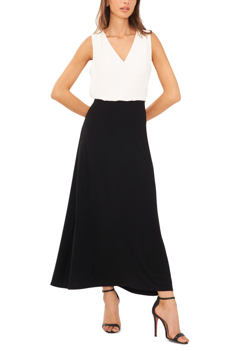Vince Camuto Pull-On Maxi Skirt, Alternate, color, Rich Black