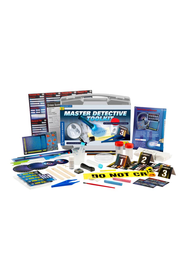 'Master Detective Toolkit' Experiment Kit, Alternate, color, GREY