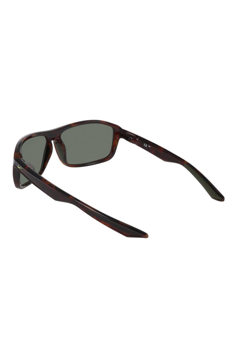 Premier Stride 63mm Rectangular Sunglasses, Alternate, color, TORTOISE / GREEN