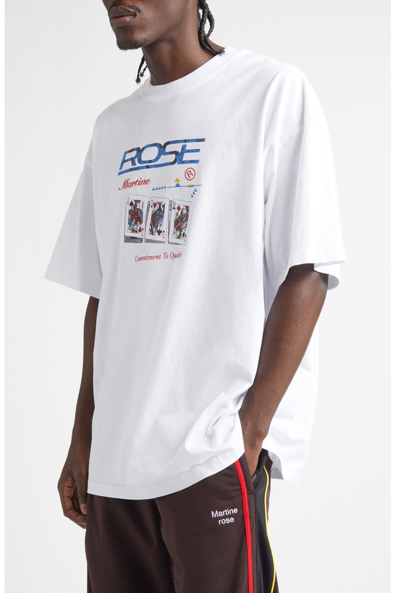 Oversize Short Sleeve Graphic T-Shirt, Alternate, color, WHITE