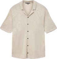 John Varvatos Arlon Paisley Sheen Camp Shirt