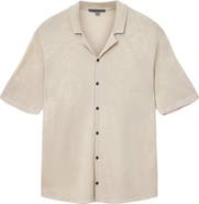 John Varvatos Arlon Paisley Sheen Camp Shirt