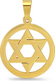 STEELTIME Star of David Pendant