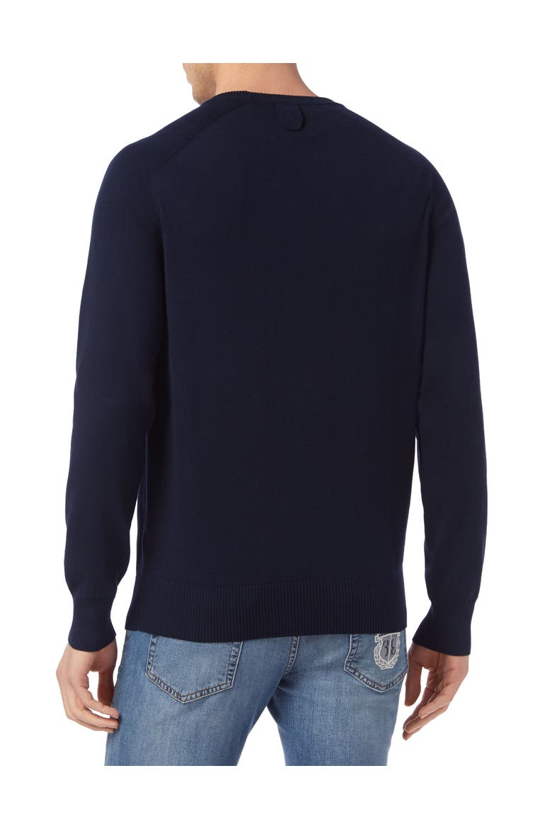 Pullover Round Neck Ls Men, Alternate, color, darkblue