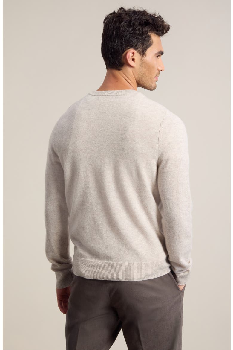 Cashmere Crewneck Sweater, Alternate, color, OATMEAL HEATHER