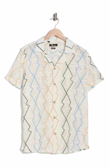 T.R. PREMIUM Modern Fit Textured Camp Shirt