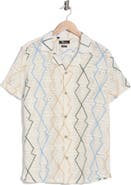 T.R. PREMIUM Modern Fit Textured Camp Shirt