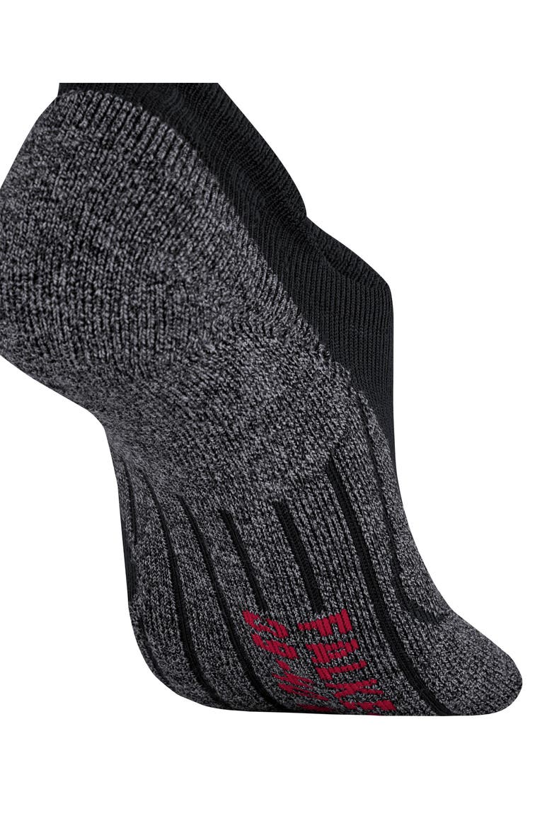RU3 Comfort Invisible Running Socks, Alternate, color, Black-Mix
