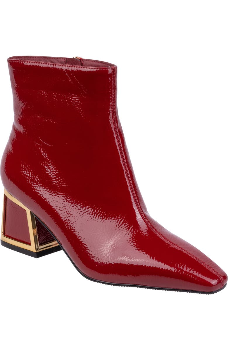 NINETY UNION Brooke Block Heel Boot, Main, color, Burgundy