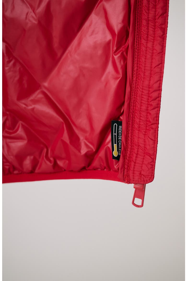 The Base Packable Insulated Hooded Jacket, Alternate, color, CRIMSON