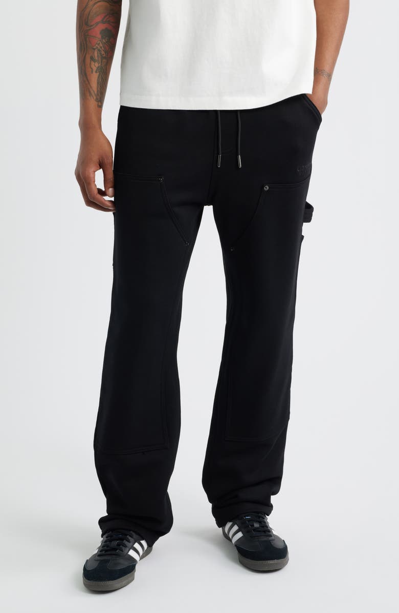 CRIMINAL DAMAGE Jersey Utility Track Pants, Main, color, 