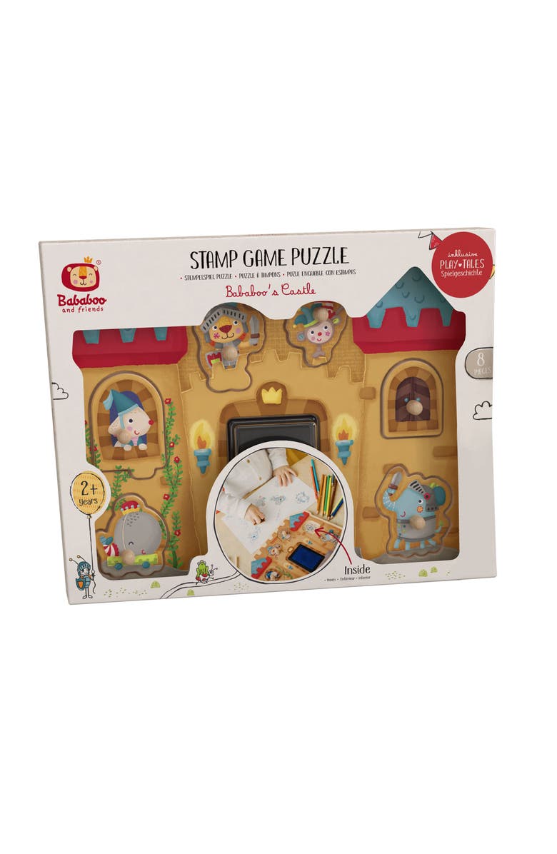 Bababoo and friends<sup>®</sup> Bababoo Lion Castle Stamp Game Puzzle, Alternate, color, Beige