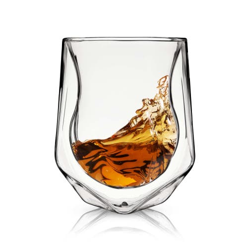 Viski Alchemi Double Walled Aerating Tumbler In Clear