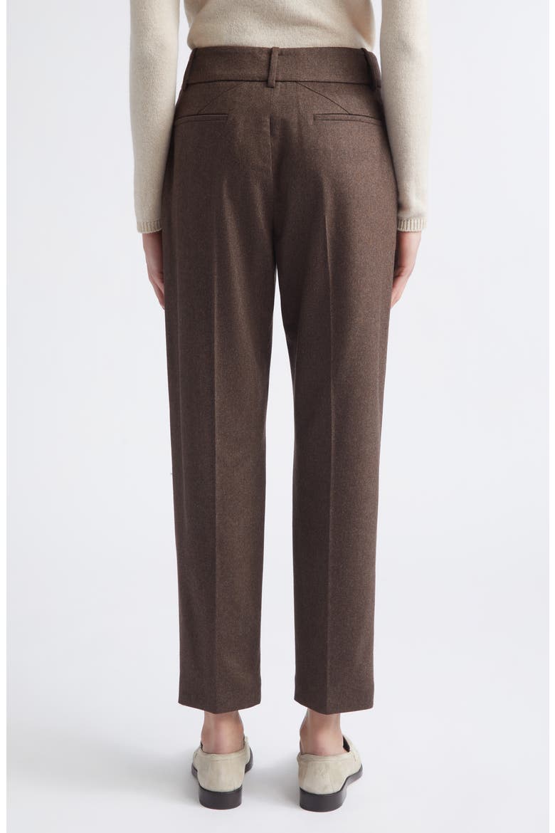 Stretch Virgin Wool & Cashmere Crop Pants, Alternate, color, 05 BROWN