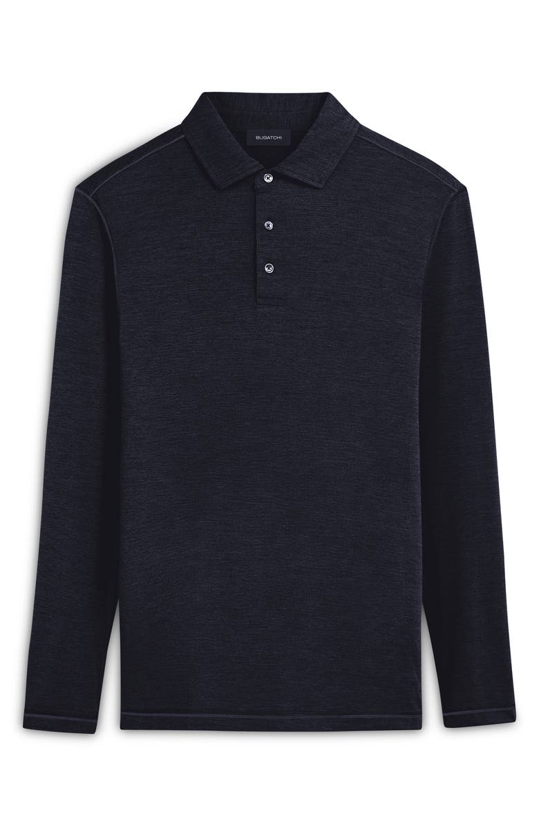Bugatchi Long Sleeve Performance Polo, Alternate, color, 