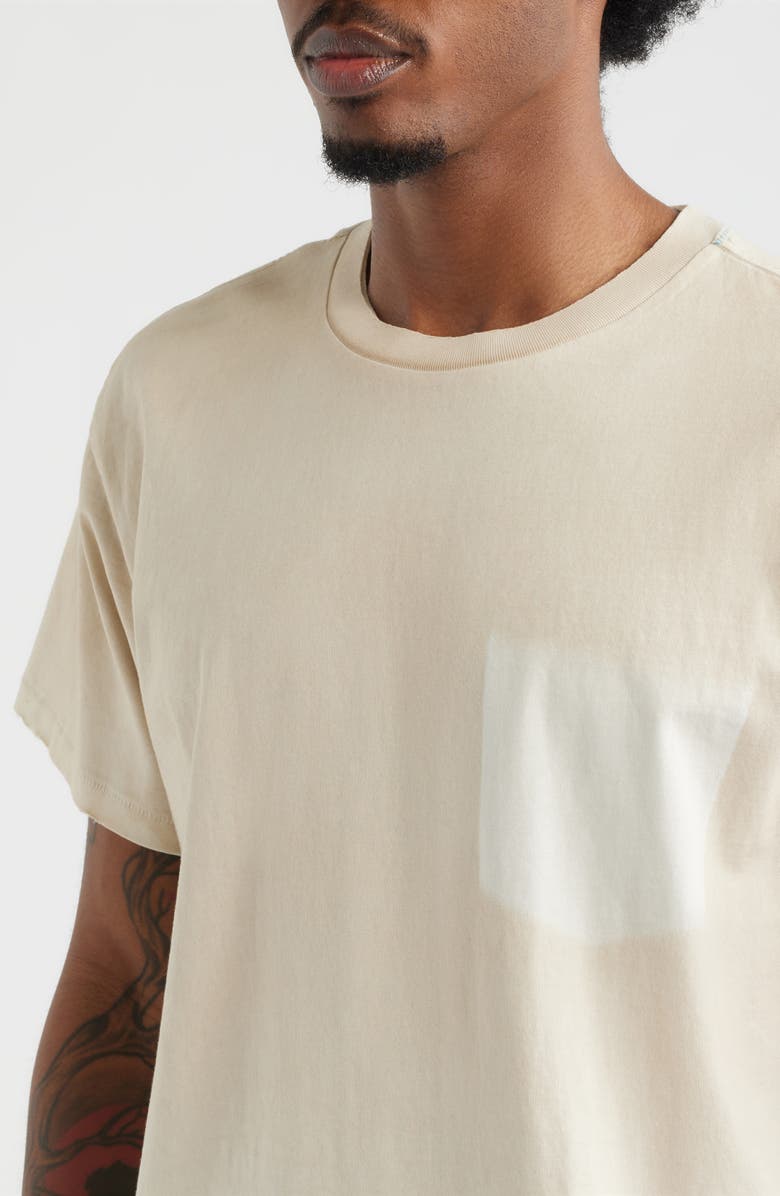 Elwood Core Distressed Cotton Jersey T-Shirt, Alternate, color, Vintage White