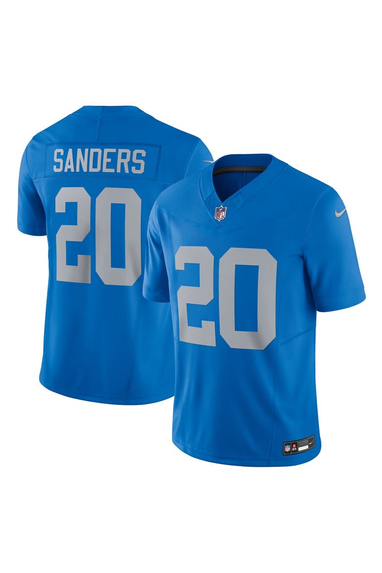 Men's Nike Barry Sanders Blue Detroit Lions Vapor F.U.S.E. Alternate Limited Jersey, Alternate, color, Blue
