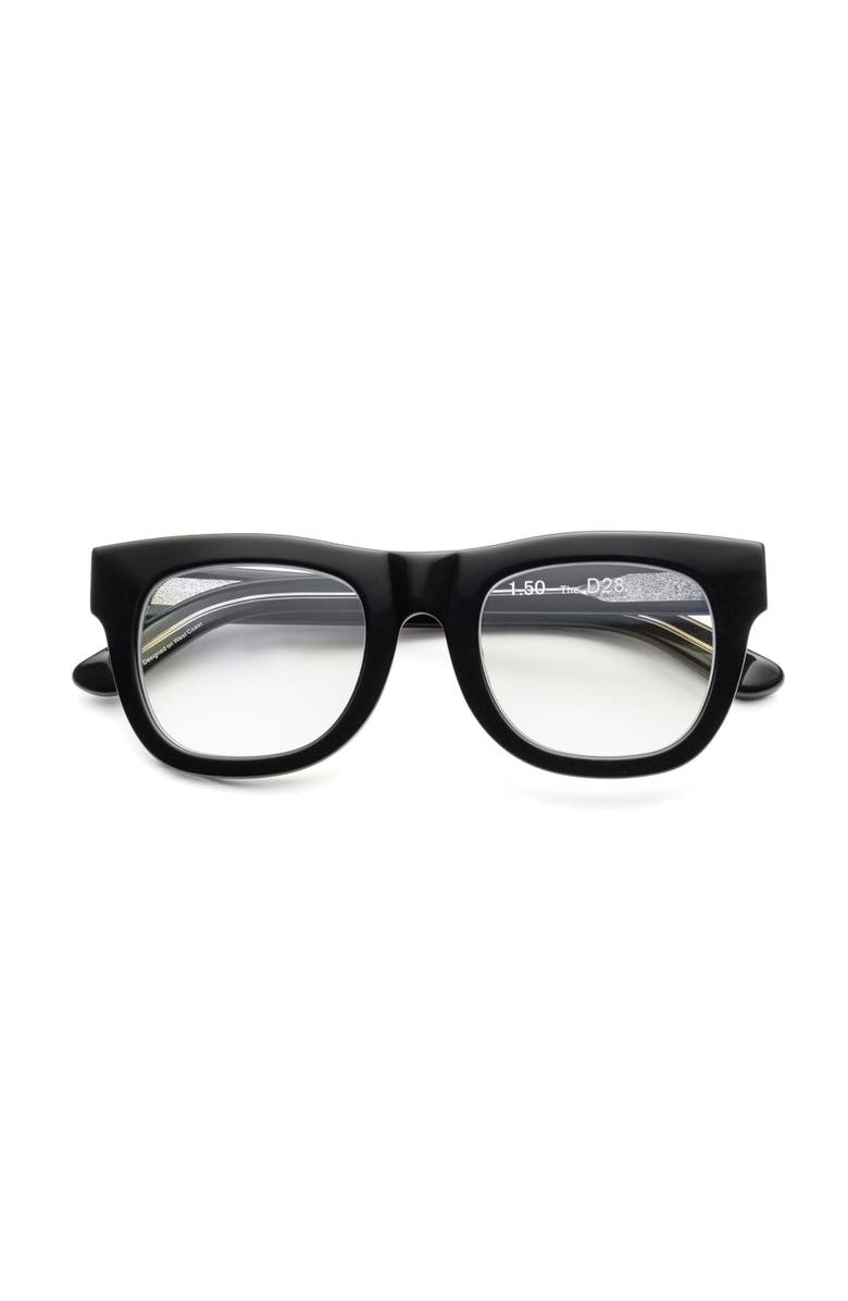 Caddis D28 | Reading Glasses, Main, color, Black
