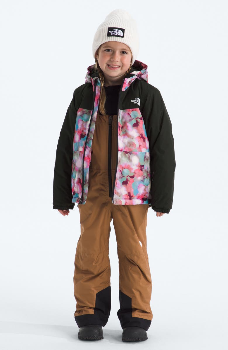 The North Face Kids' Freedom Insulated Waterproof Hooded Jacket, Alternate, color, Lite Lilac Lens Flare Print